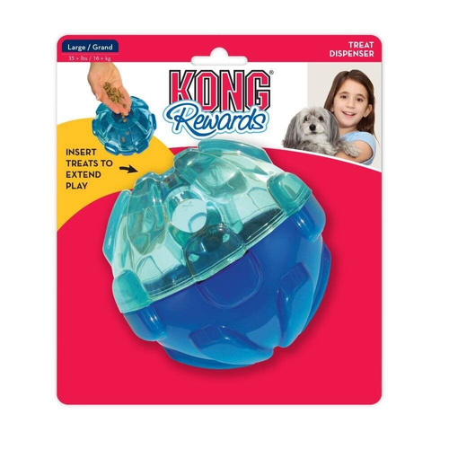 KONG Zabawka dla psa na Przysmaki PEP12E KONG Rewards Ball L