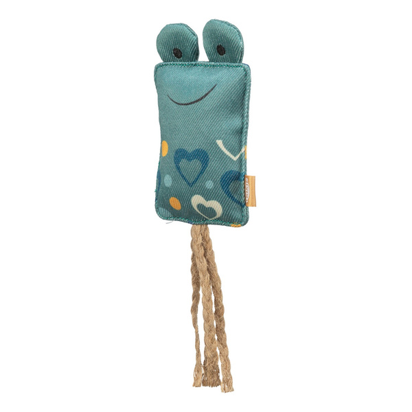 Trixie Miś, zabawka, dla kota, materiał, 12 cm, z kocimiętką