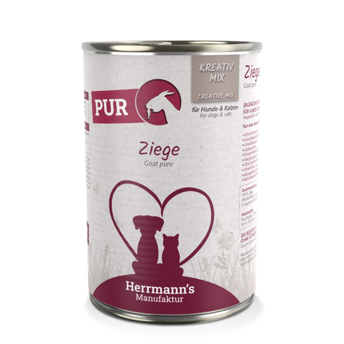 HERRMANN'S MANUFAKTUR Kreativ Mix Ziege Pur - 100% kozina (400g)