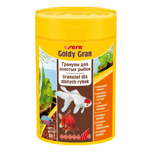 Sera Goldy Gran Nature 100 ml granulat - pokarm dla złotych rybek