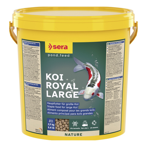 Sera Koi Royal Large 10 l granulat - pokarm postawowy dla Koi
