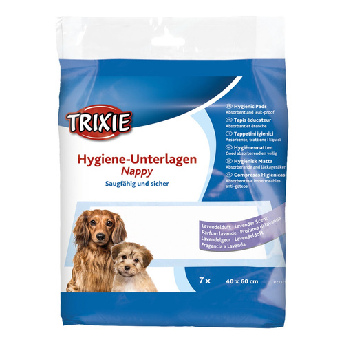 Trixie Podklady higieniczne dla psa, lawendowe, 40 × 60 cm, 7 sztuk
