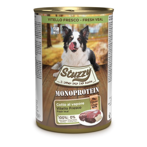 Stuzzy Monoprotein karma mokra dla psa świeża cielęcina pasztet 400 g