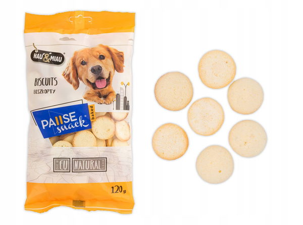 Pausesnack Baked przysmak dla psa BISZKOPTY 120g.