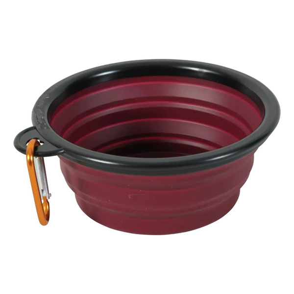 ZOLUX Składana miska dla psa BIVOUAK 650 ml czerwona