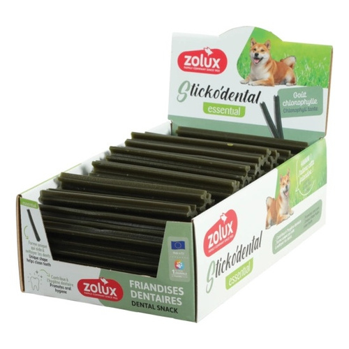 ZOLUX Przysmak dentystyczny dla psa STICKODENTAL M chlorofil 12cm 80szt