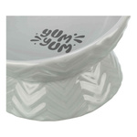 Trixie Miska podwyższona, dla psa, ceramika, szara, 0.35 l/17 cm