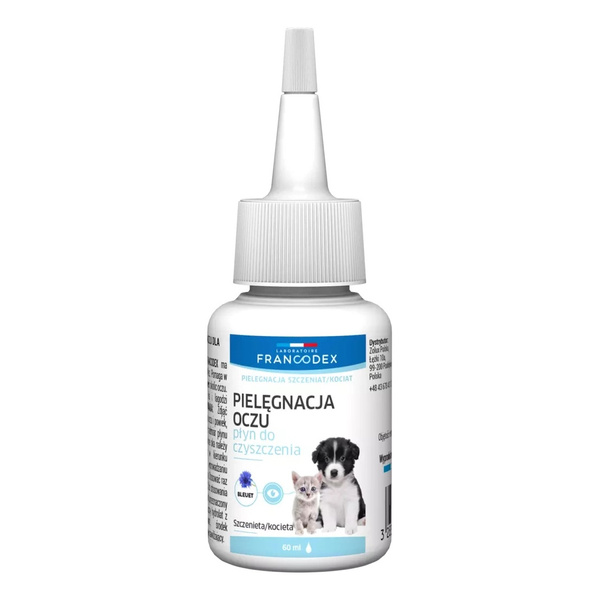 FRANCODEX PL Płyn do czyszczenia oczu dla kociąt i szczeniąt 60 ml