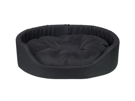 amiplay Legowisko owalne Basic M 52x44x14cm Czarny