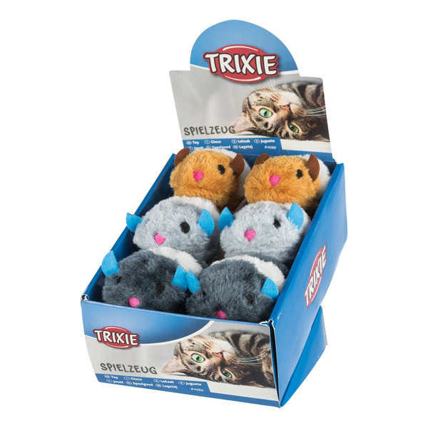 Trixie MYSZ nakręcana DRGAJĄCA dla Kota 8cm