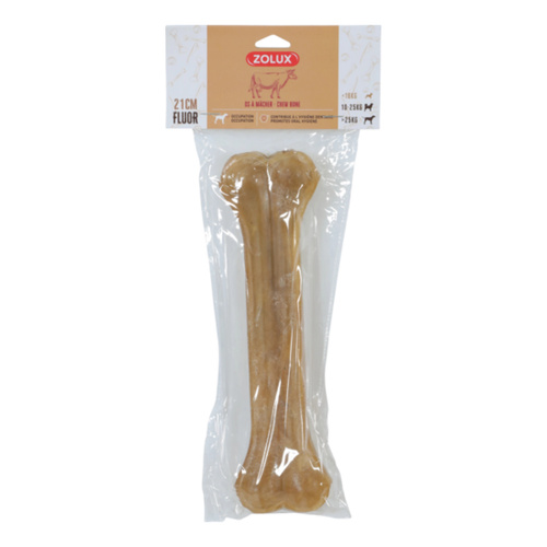 ZOLUX Przysmak dla psa Kość prasowana z fluorem 21 cm