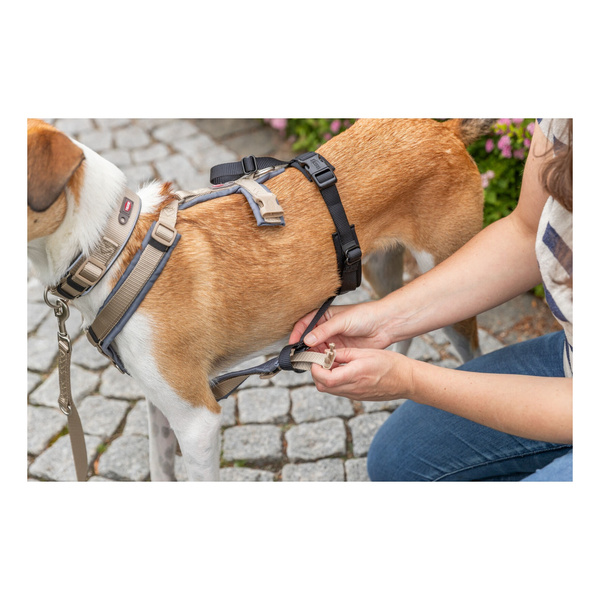 Trixie Adapter antyucieczkowy do szelek, dla psa, czarny, M-L: 46-72 cm/20 mm