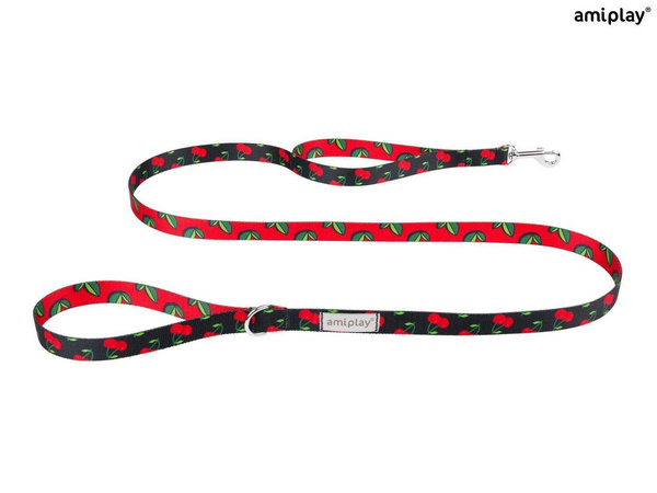 amiplay Smycz BeHappy dla Psa M 150cm Cherry