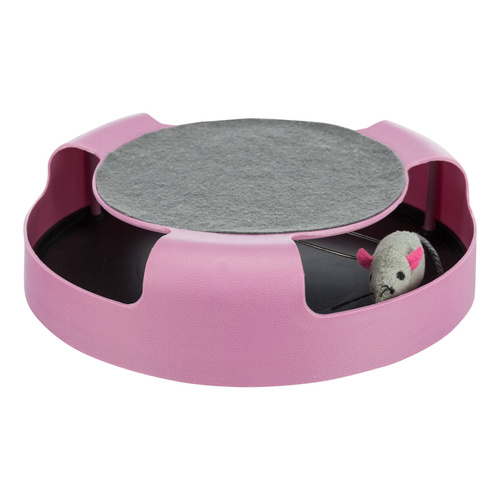 Trixie KÓŁKO z MYSZĄ zabawka dla kota drapak 25cm