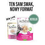 Schesir Complements karma mokra dla kotów kurczak z szynką w galarecie 70 g