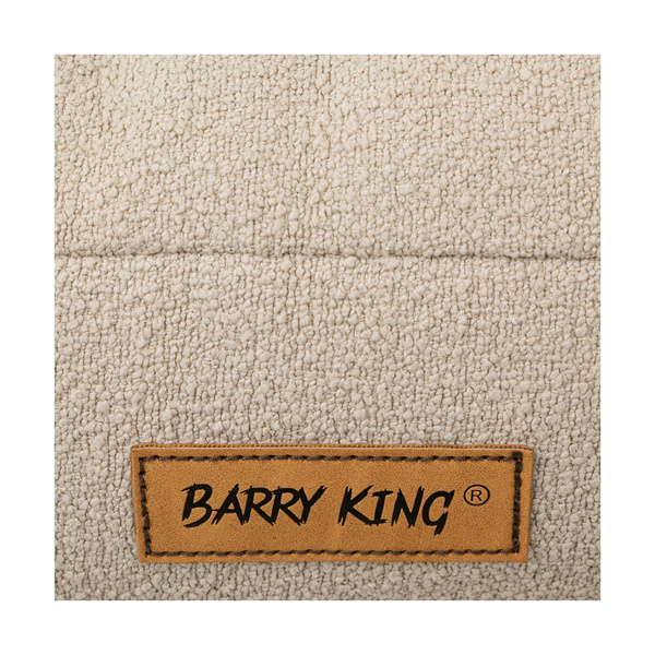 Barry King Legowisko dla psa, owalne, beżowe, 86*63*12cm, z zamkiem