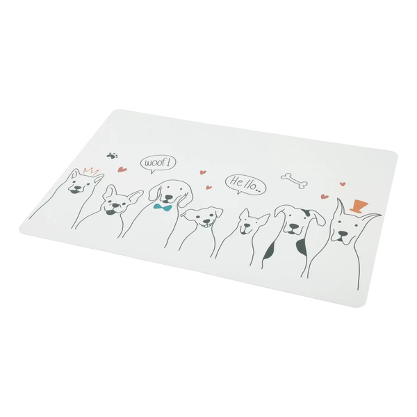 ZOLUX Podkładka pod miski dla psa czysta podłoga wzór psy L 60x40 cm
