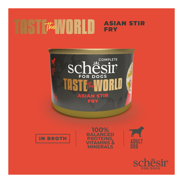 Schesir Taste the world karma mokra dla psów azjatycki wok 150 g