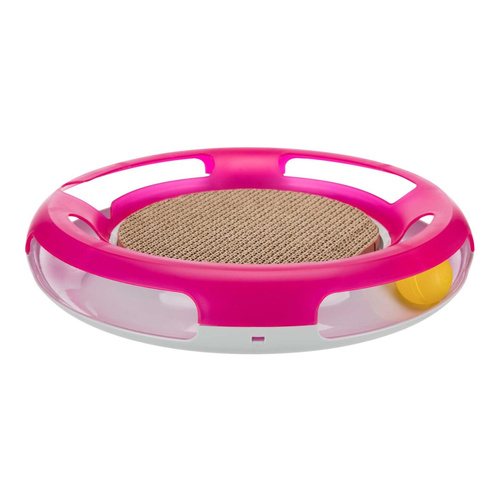 Trixie Zabawka dla kota z drapakiem Race & Scratch, plastic, 37 cm