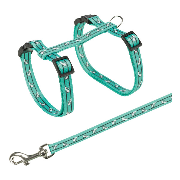 Trixie SZELKI+ SMYCZ dla Kota 27-46cm kolory