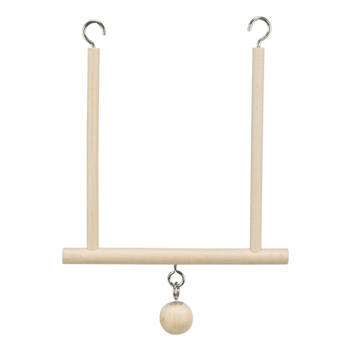 Trixie HUŚTAWKA Drewniana DZWONKIEM Ptaków 12x13cm