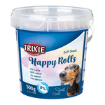 Trixie MIĘKKI Przysmak Happy Rolls Kabanosy ŁOSOŚ 500 g