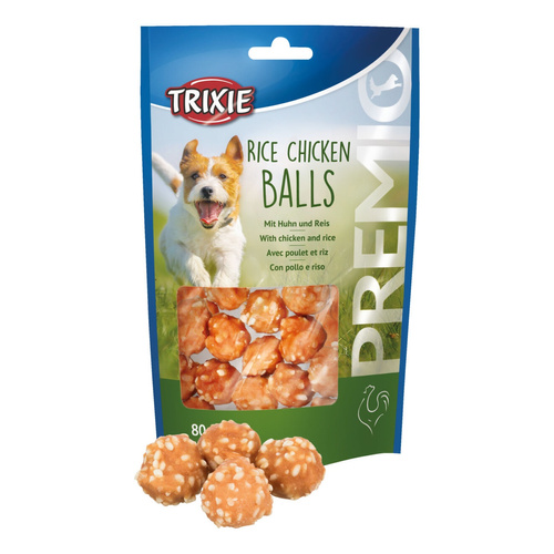 Trixie Premio Kulki ryżowo-drobiowe dla psa 80g