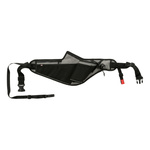 Trixie Pas biodrowy do biegania ze smyczą, dla psa, szaro/czarny, taśma parciana, pas: 70-130 cm/23 cm,  smycz: 1.15-1.50 m/20 mm