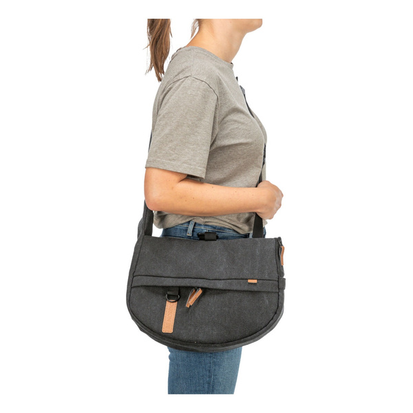 Trixie Be Nordic Ingrid, torba-nosidło, czarna, 35 × 25 × 13 cm