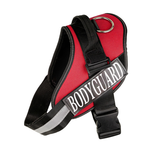 Barry King Szelki Bodyguard dla psa, czerwony, L, 65-85 cm
