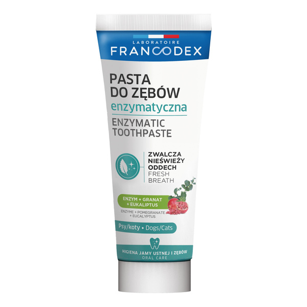 FRANCODEX PL Zestaw szczoteczka i pasta enzymatyczna do czyszczenia zębów