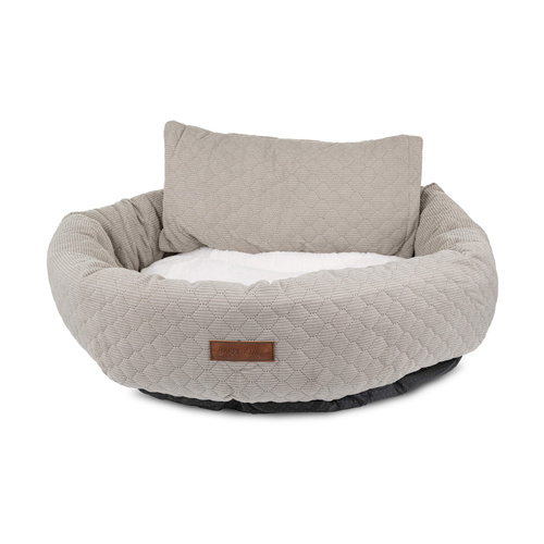 Barry King Legowisko dla psa, jasnoszare, 58.5*58.5*15cm, z zamkiem