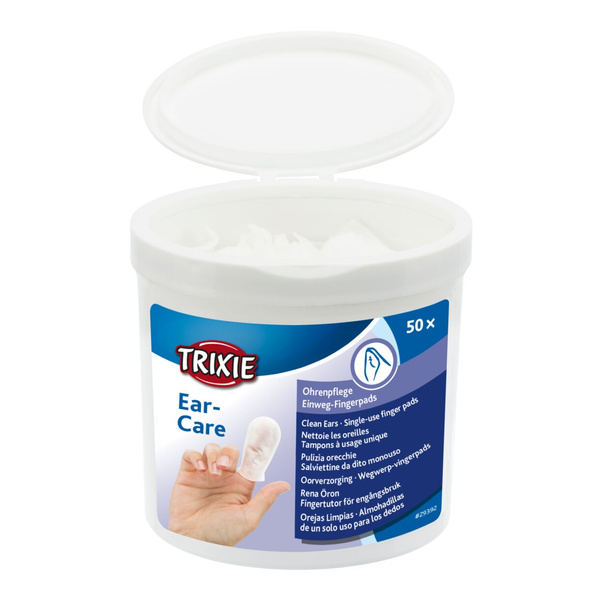 Trixie Ear Care Czyste uszy nakładki na palce 50szt