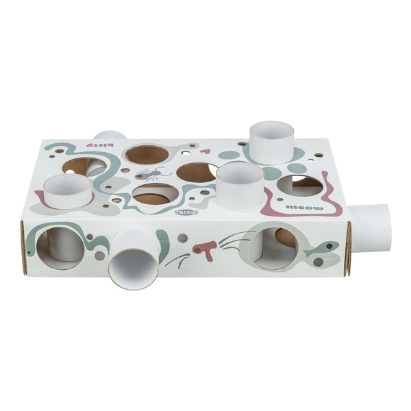 Trixie Cat Activity Paws'n'Treats Box, zabawka edukacyjna, dla kota, karton, 35 × 7 × 20 cm