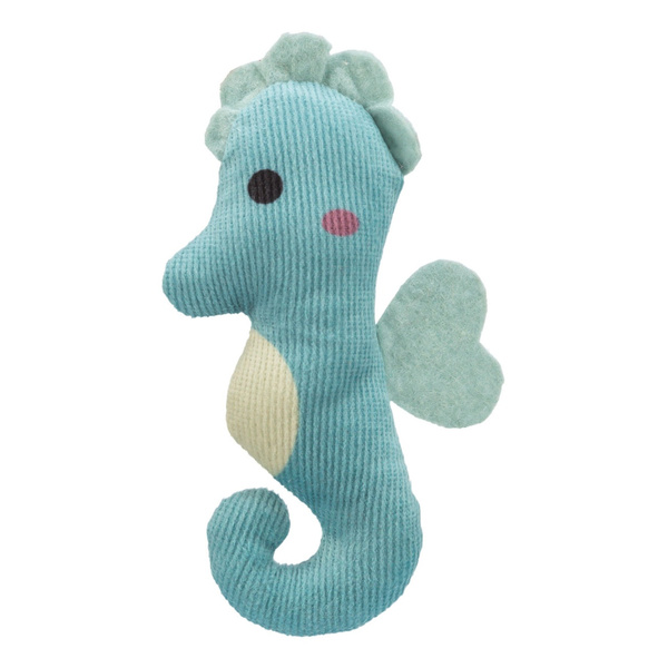 Trixie Konik morski, zabawka, dla kota, plusz, 11 cm, z kocimiętką