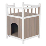 Trixie Domek Natura z balkonem dla kotów 45×65×45