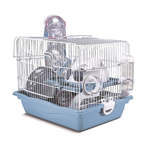 Panama Pet Klatka dla gryzoni, 35,5x26,6x27,5 cm, biało/niebieska