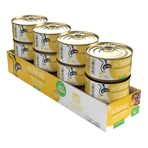 Schesir C&B karma mokra dla kotów tuńczyk z surimi w galarecie 85 g