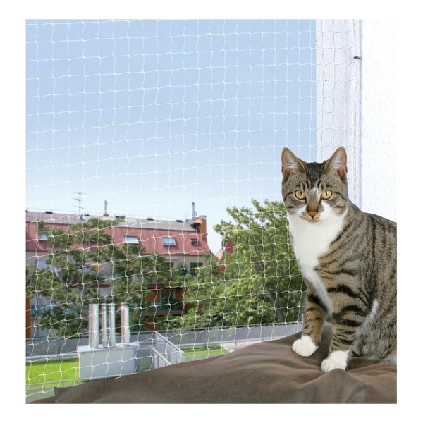 Trixie SIATKA OCHRONNA dla kota Okno Balkon 4x3m