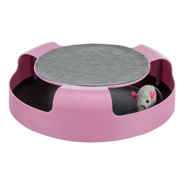 Trixie KÓŁKO z MYSZĄ zabawka dla kota drapak 25cm