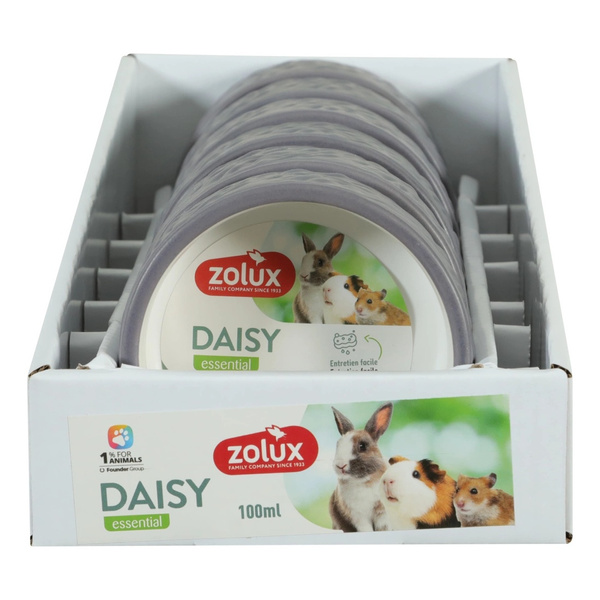 ZOLUX Miska ceramiczna dla gryzonia DAISY 100 ml szara