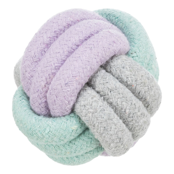 Trixie zabawka PIŁKA ze Sznurka dla Psa 9cm