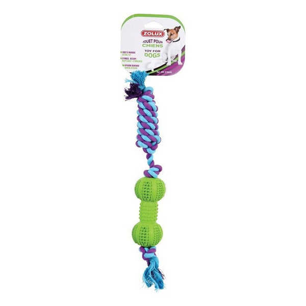 ZOLUX Zabawka dla psa kauczukowa Kość ze sznurem 12 cm