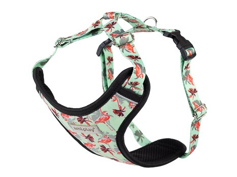 amiplay Szelki regulowane Discovery BeHappy M 25-40 35-50cm Flamingo