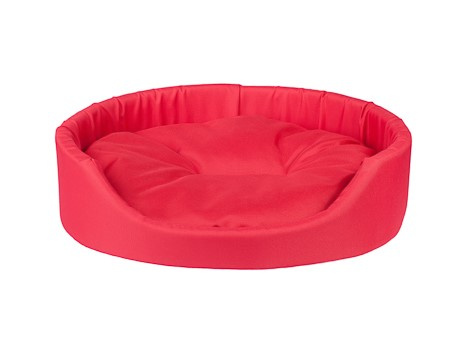 amiplay Legowisko owalne Basic XXL 86x76x17,5cm Czerwony