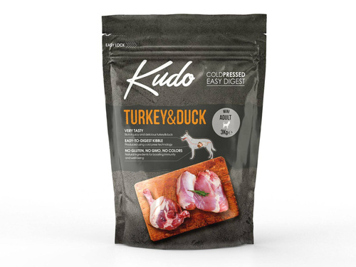Karma Kudo Cold Pressed Indyk&Kaczka Mini Adult 3kg