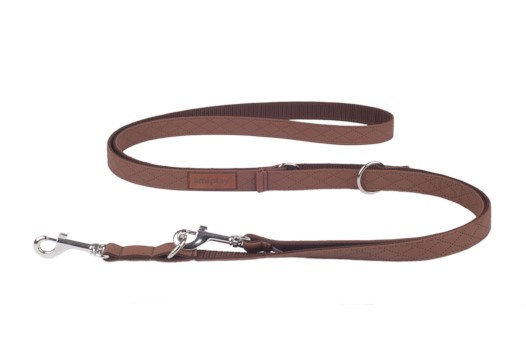 amiplay Smycz regulowana 6in1 New York XL 100-200x2,5cm Brązowy