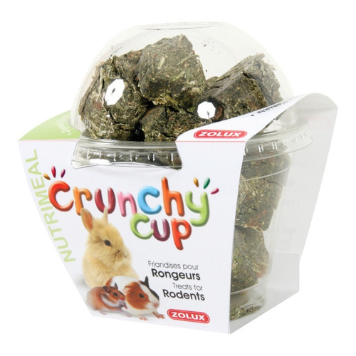 ZOLUX Przysmak naturalny dla gryzoni CRUNCHY CUP lucerna marchew 200g