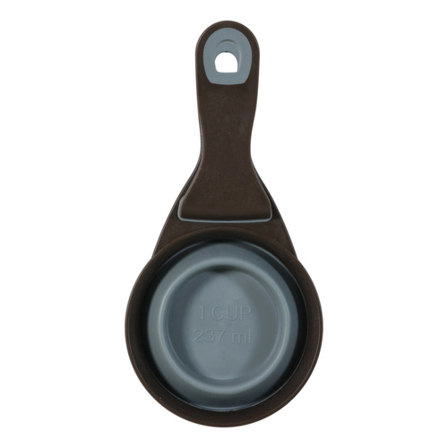 ZOLUX Miarka 2w1 z klipsem do karmy M szara 19,5x10 cm