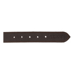 Trixie Obroża Rustic z grubej skóry, L-XL: 57-66 cm/30 mm, ciemnobrązowa